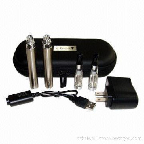 Top Quality Ego-c Twist Electronic Cigarette Starter Kit with 900mAh Battery, Stainless Color